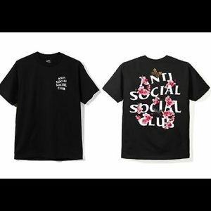 Anti Social Social Club Floral Tee